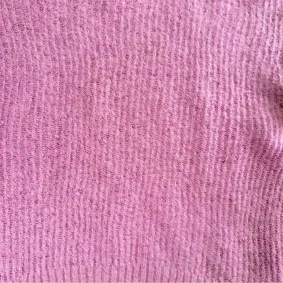 Everlane alpaca mock neck cozy ribbed sweater XS pink - Picture 3 of 11
